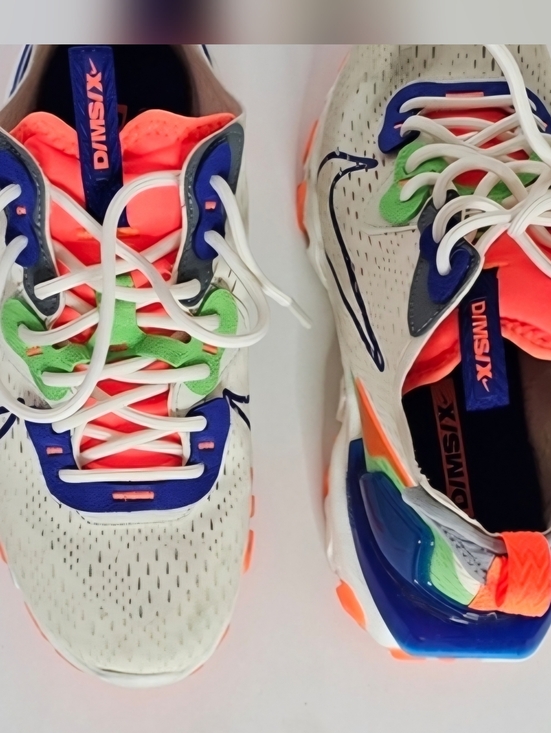 Nike Shoes - Nike Orange and Blue Athletic Shoes with Streamlined Design